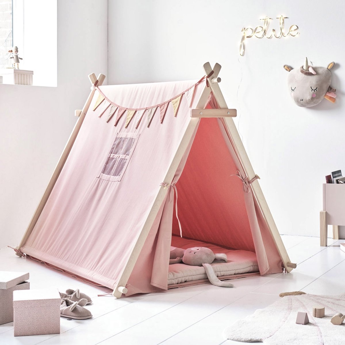 Petite Amélie - TIPI SPEELTENT «FÊTE» | MET STEVIGE BODEM | ROZE